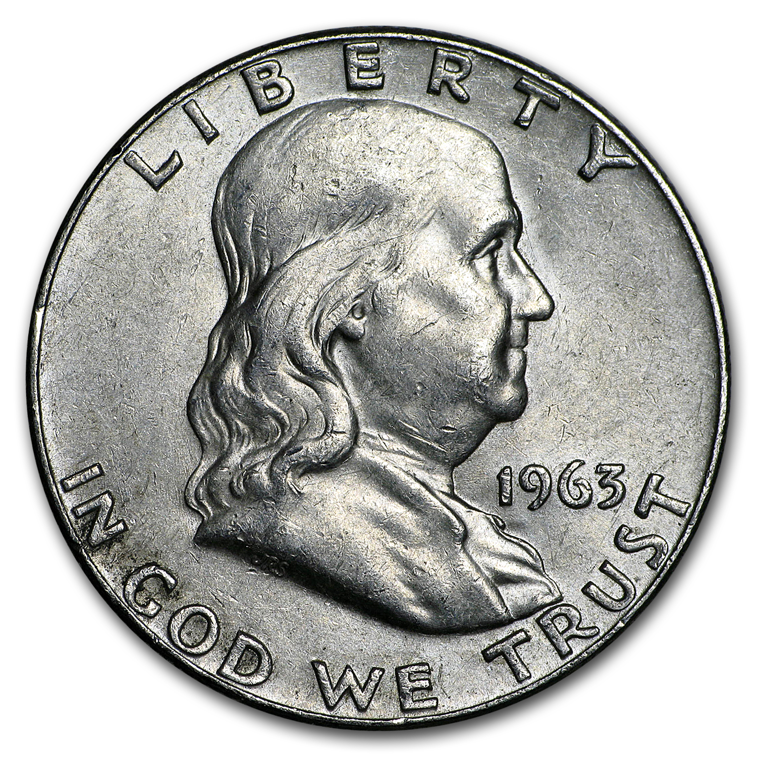 1963 D Franklin Half Dollar Fine AU SKU 170289 EBay